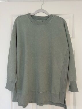 Washed Sage Crewneck Sweatshirt